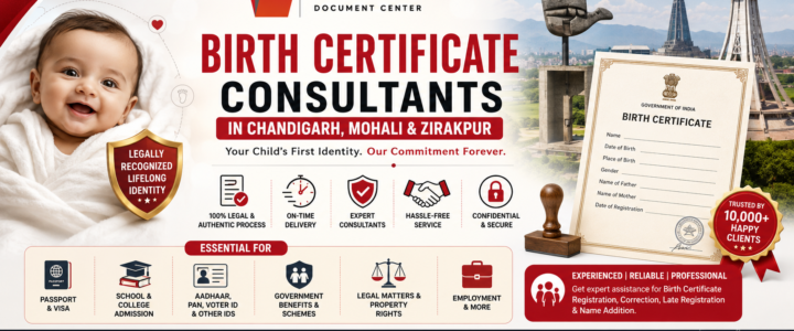 Birth Certificate Consultant in Chandigarh