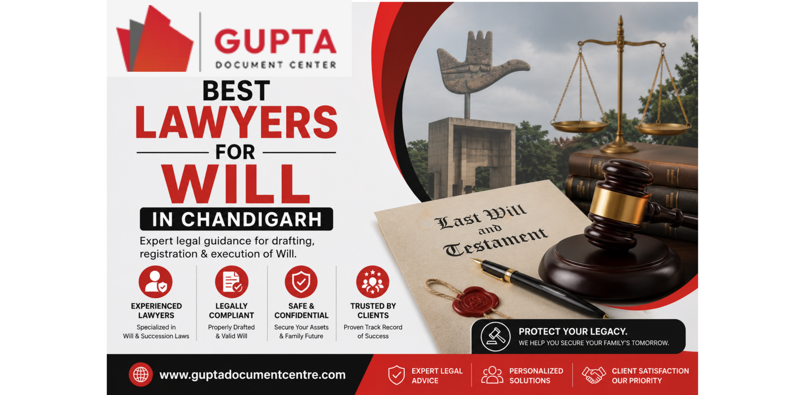 Best Lawyers for Will in Chandigarh