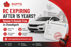 Renewal of Car Registration Certificate in Chandigarh