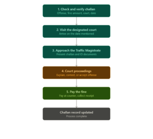 Traffic Challan Flowchart