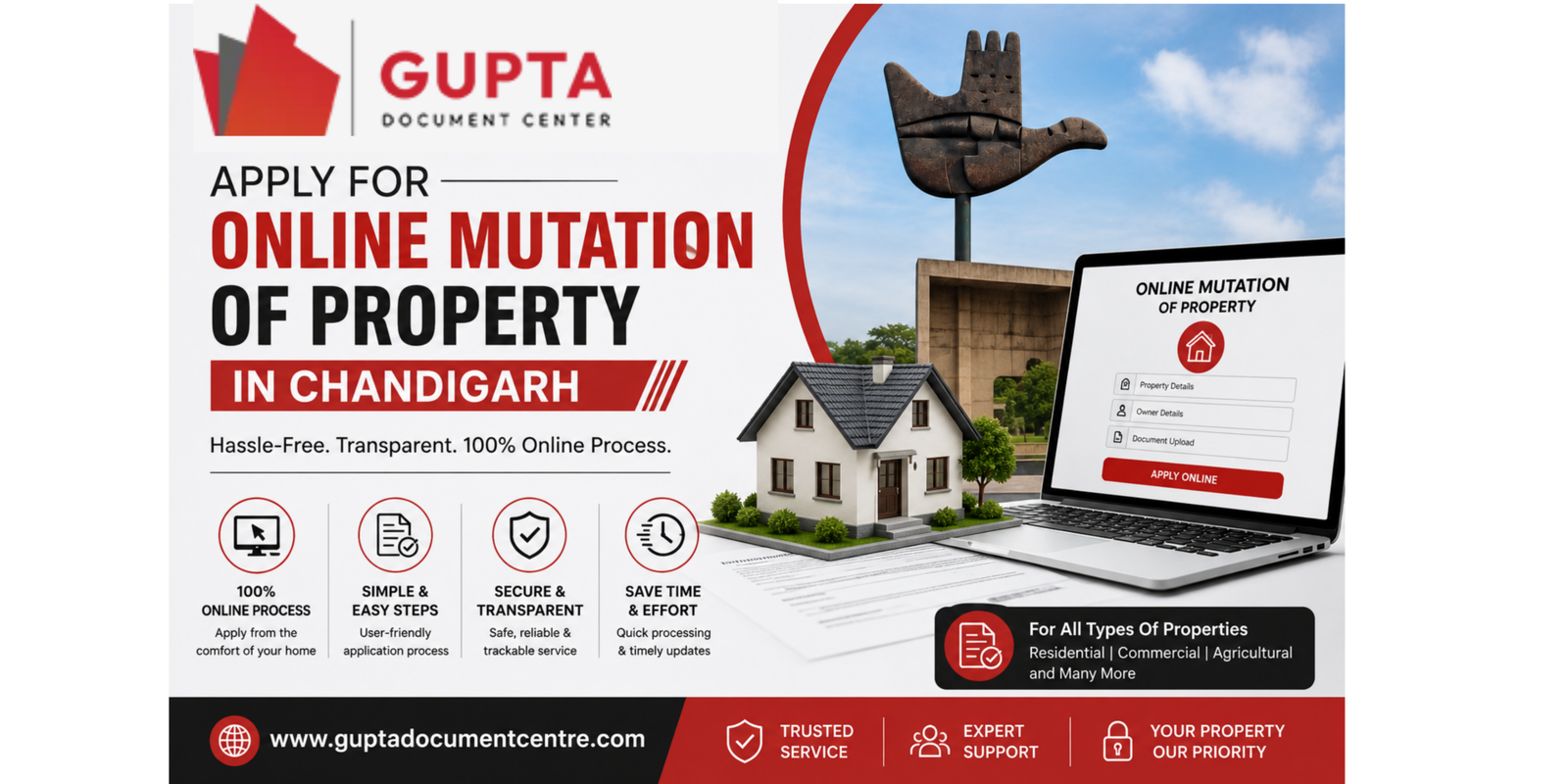 Apply For Online Mutation Of Property In Chandigarh