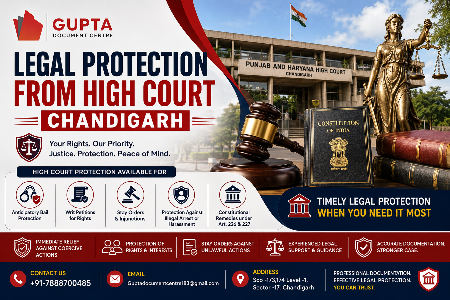 Legal Protection from High Court Chandigarh