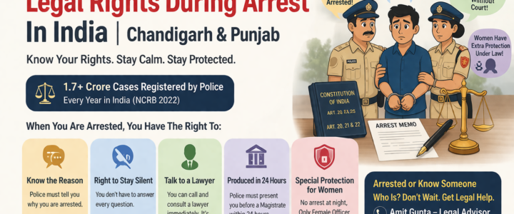 Legal Rights During Arrest In India | Chandigarh & Punjab